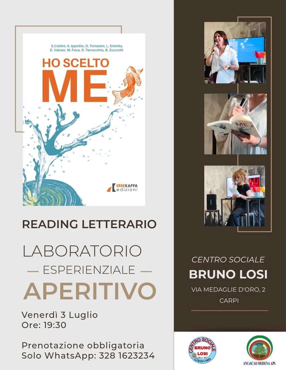 Aperitivo letterario Ho scelto me